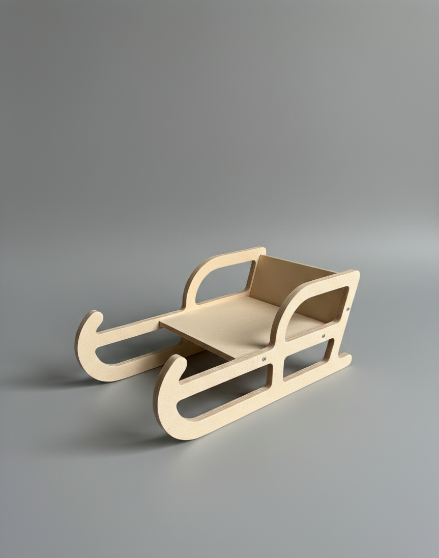 Beech Wood Cup and Mug Rack | Wall Hanging Wooden Holder for Cups and Mugs - wood material and finish detail