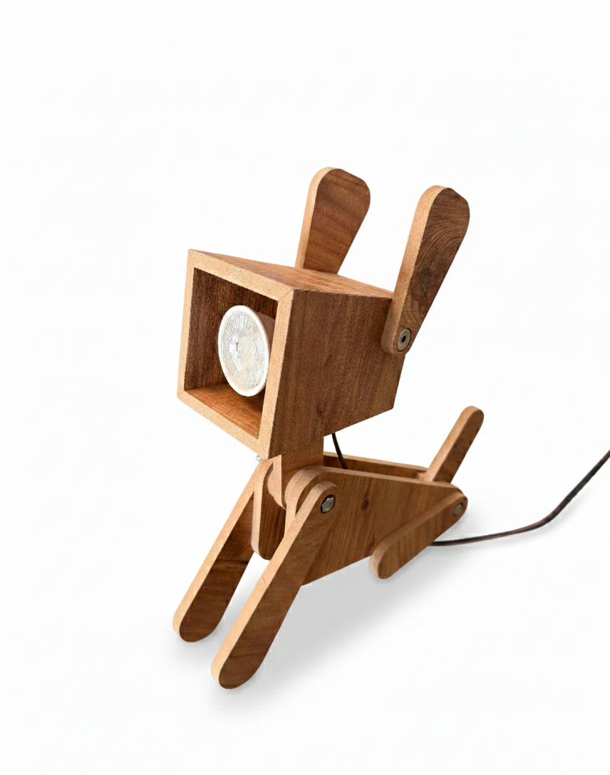 Brown Wooden Belt and Tie Holder Toy | MDF Pretend Play Accessory | Hands-On Dress-Up Activity for Kids - wood material and finish detail