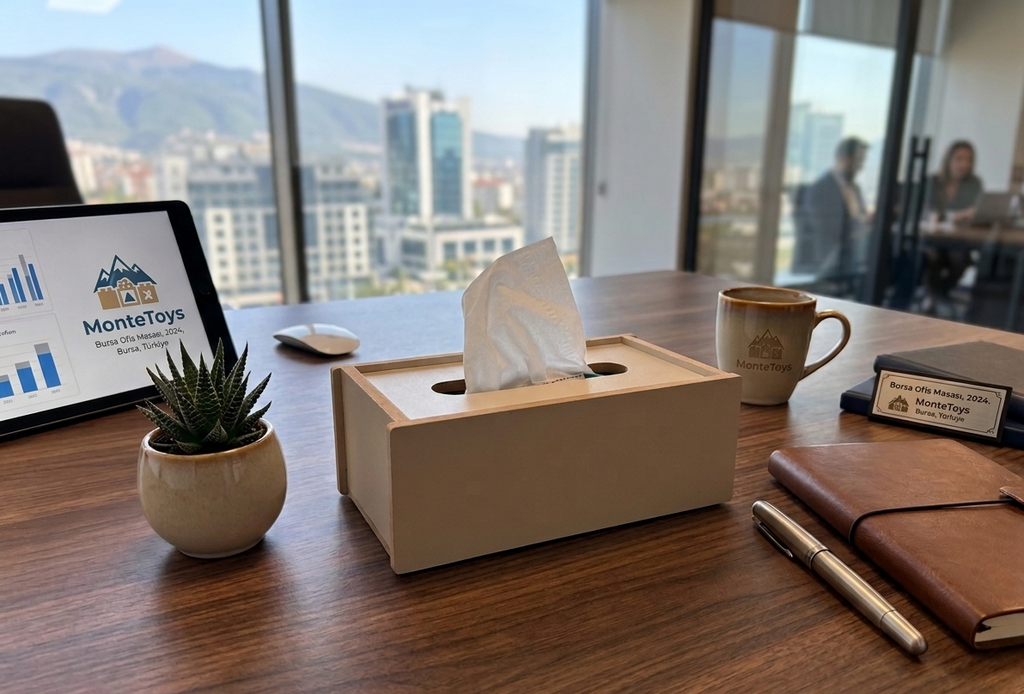 Wooden Document Tray Wall Organizer, MDF File Holder for Home Office Storage - main product view