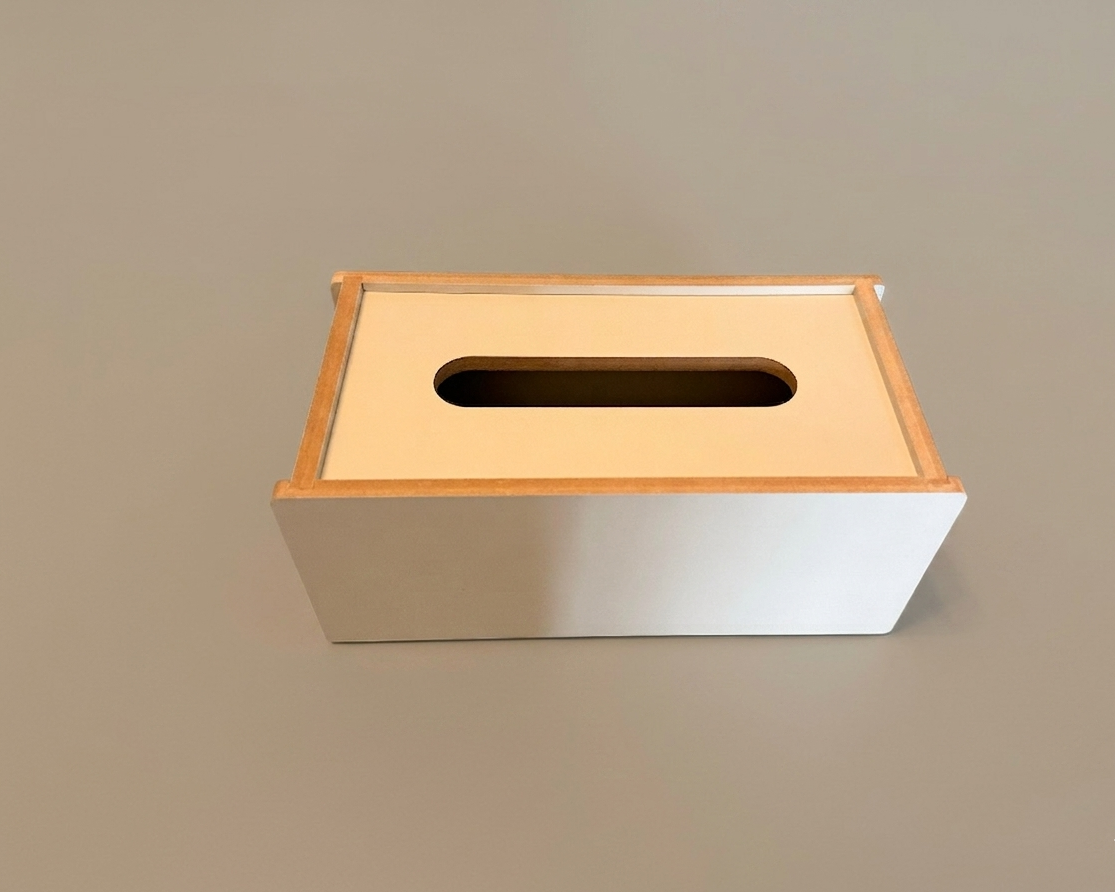 Wooden Document Tray Wall Organizer, MDF File Holder for Home Office Storage - size and shape detail