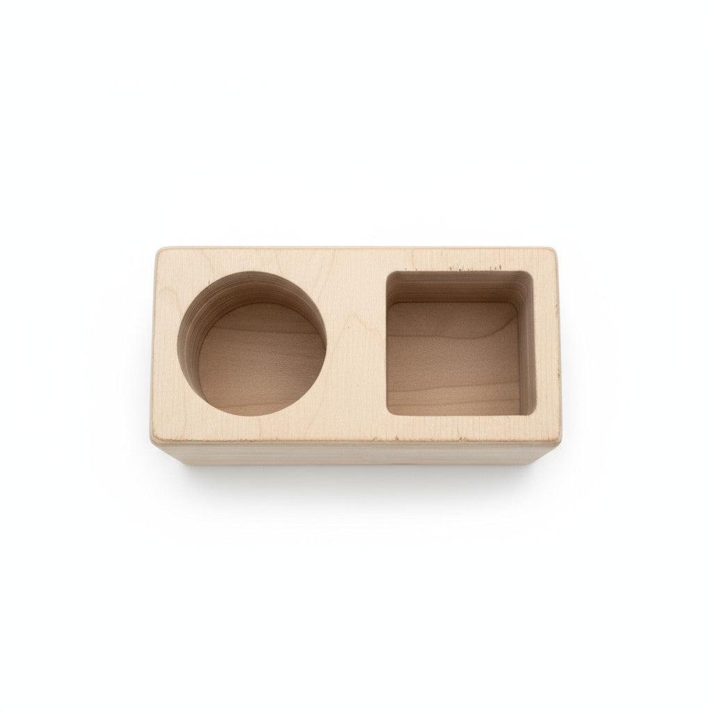 Double Pencil Holder Wooden Desk Organizer | Handmade Wooden Pen Cup for Kids Room, Classroom, Nursery Shelf - detail view for shoppers