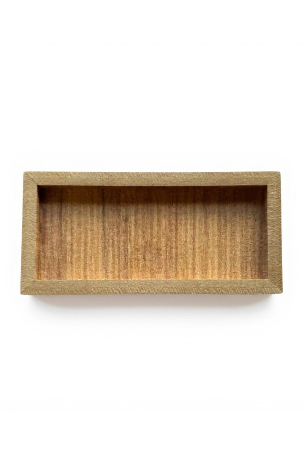Round Hole Wooden Desk Pen Holder in Brown MDF, Modern Pencil Cup for Desk Organization - styled use and display idea