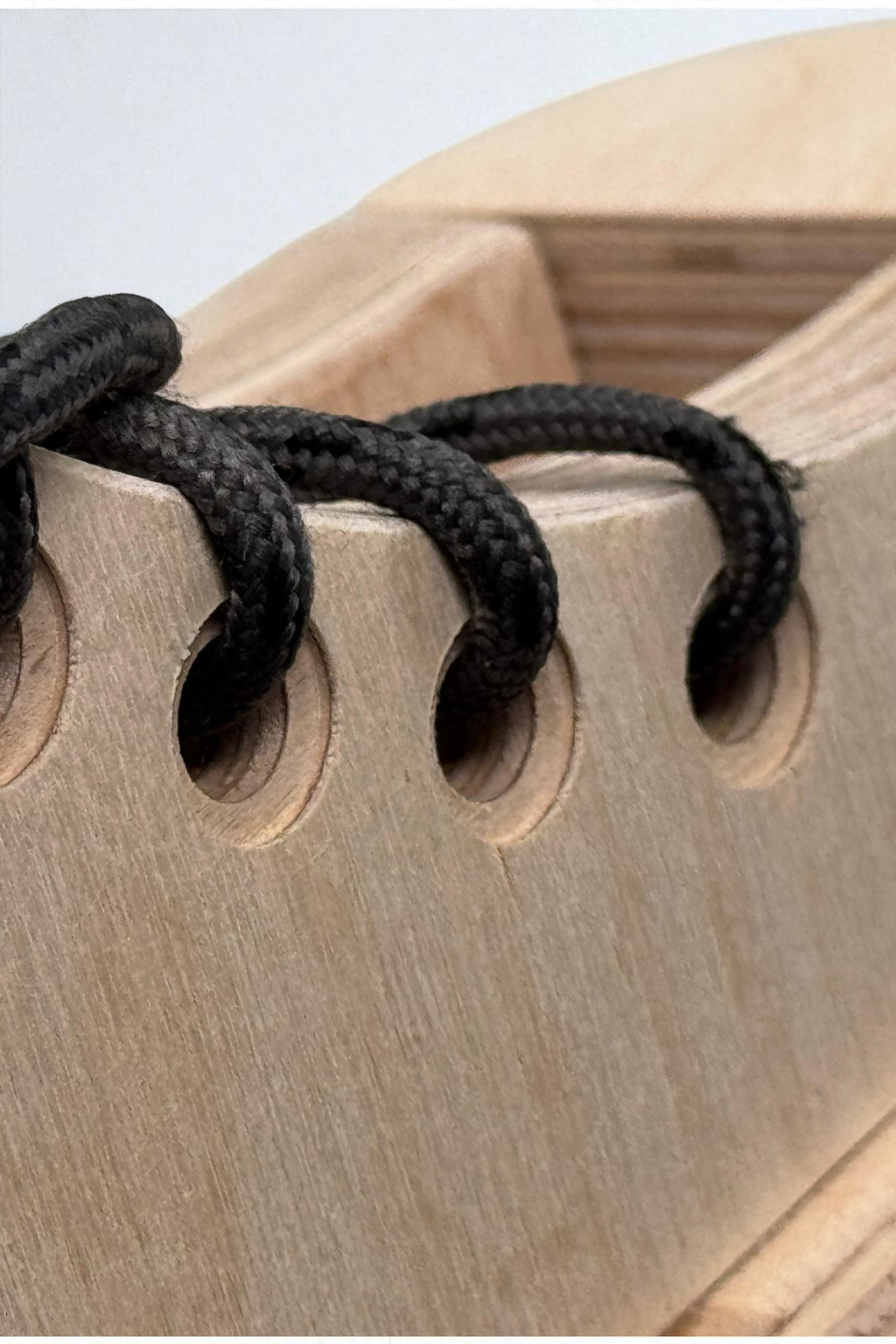 Wooden Shoe Lacing Activity Toy for Kids | Montessori Style Fine Motor Practice | Shoe Tie Practice Board - playroom or nursery display idea