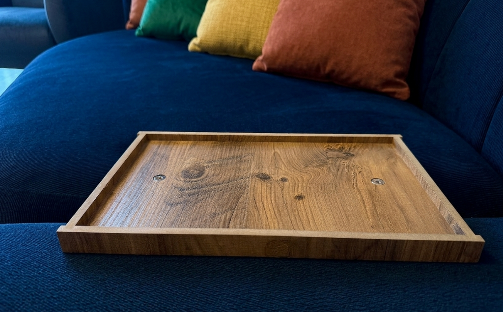 Wooden Lidded Box, MDF Storage Box with Lid, Handmade Keepsake Box, Minimalist Gift Box, Small Organizer Box - handmade wooden product detail