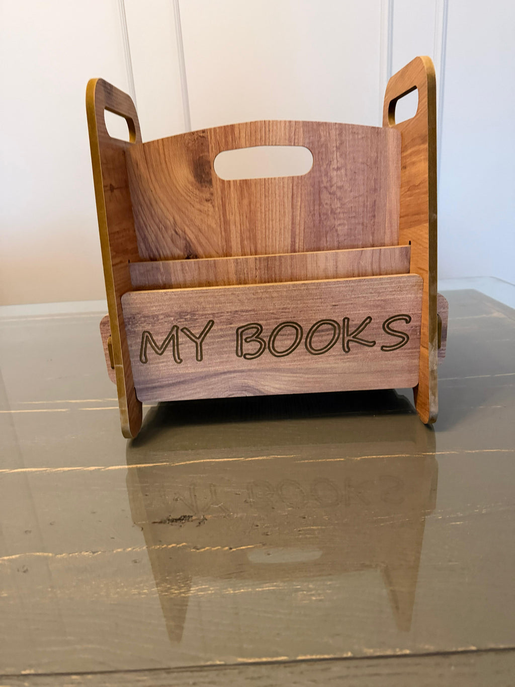 Wooden Kitchen Organizer Shelf | MDF Countertop Storage Rack for Home Organization - handmade wooden product detail