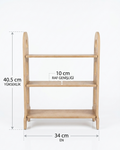 Wooden Jenga Balance Game, Beech Wood Stacking Toy, Handcrafted Wooden Activity Game - main product view