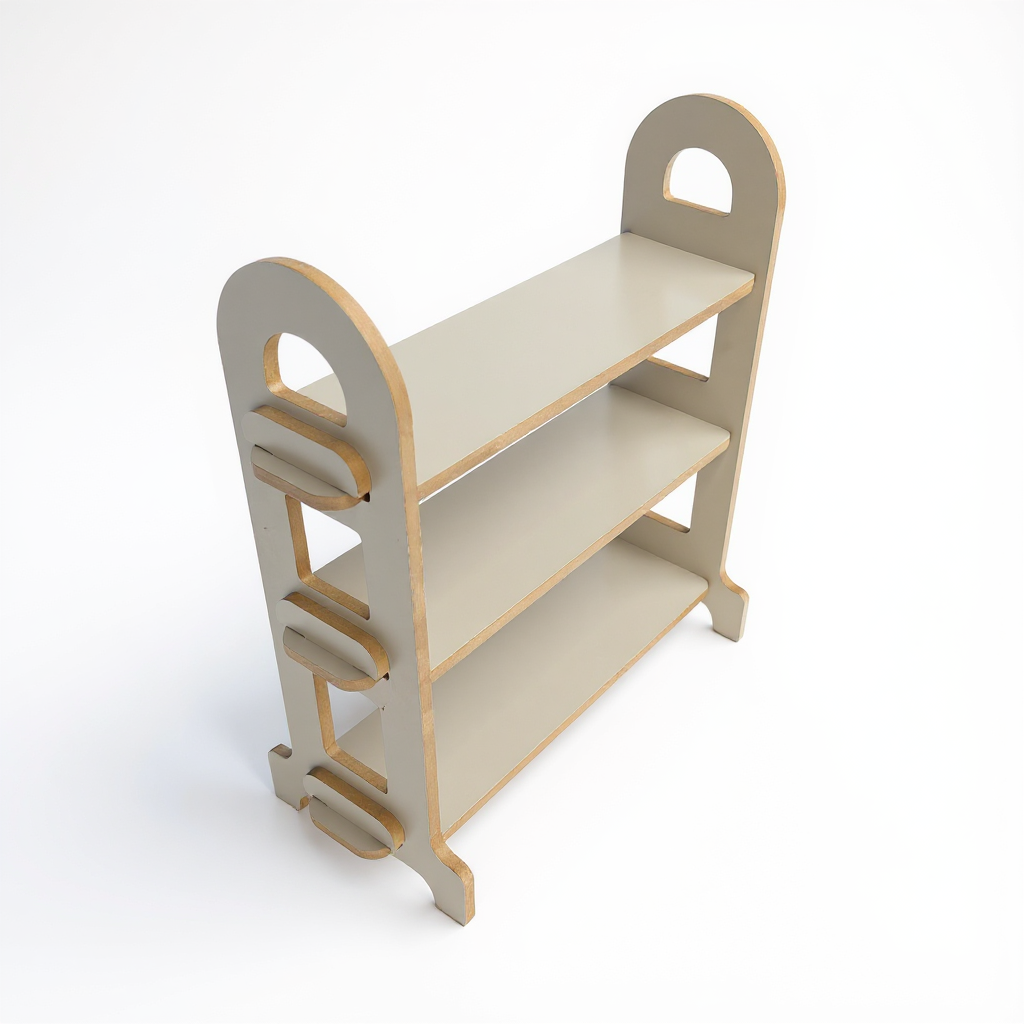 Wooden Kitchen Organizer Shelf | MDF Countertop Storage Rack for Home Organization - handmade wooden product detail