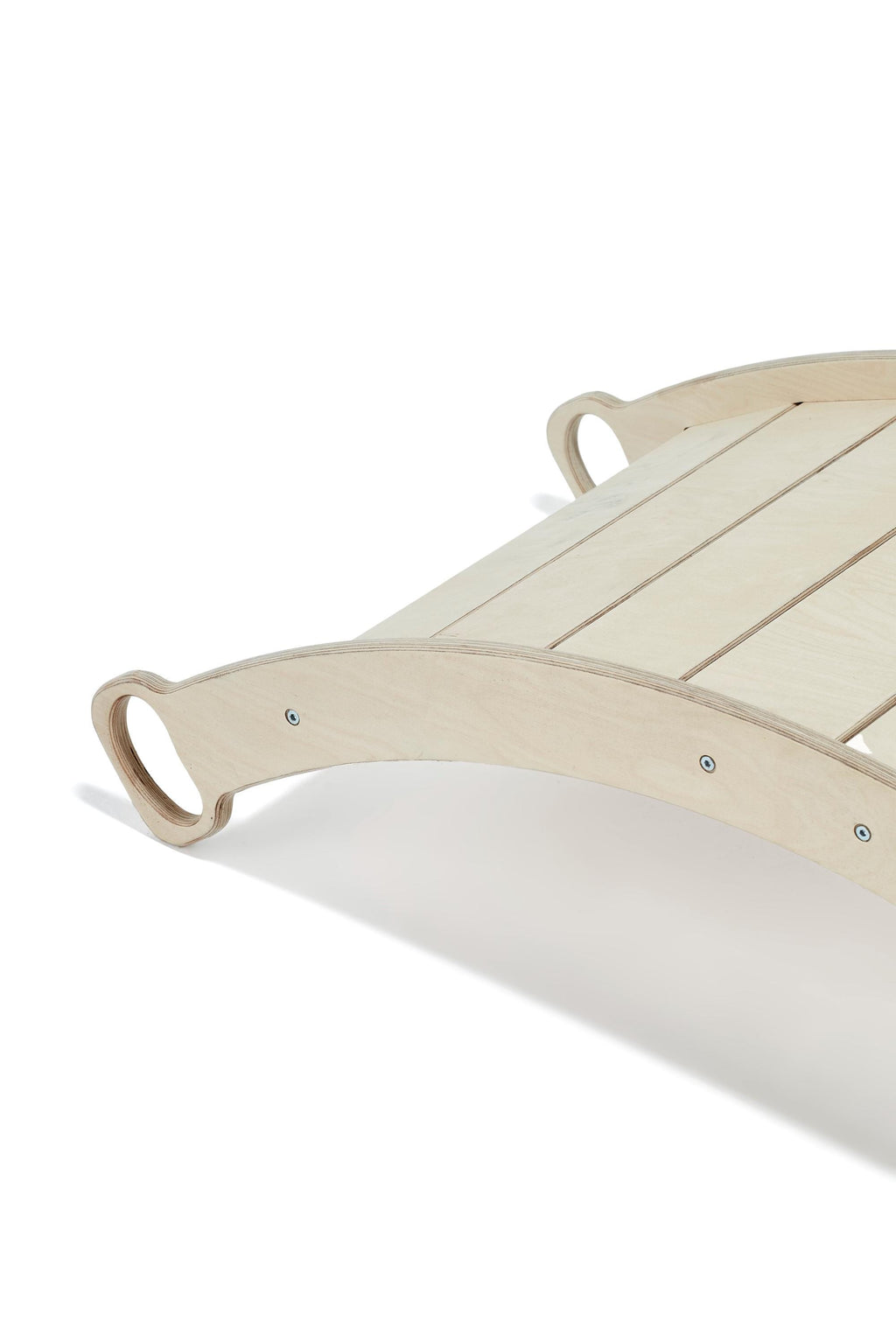 Birch Wood Baby Balance Board: Montessori Toddler Toy with Organic Cotton Pillow - Etsy source listing image