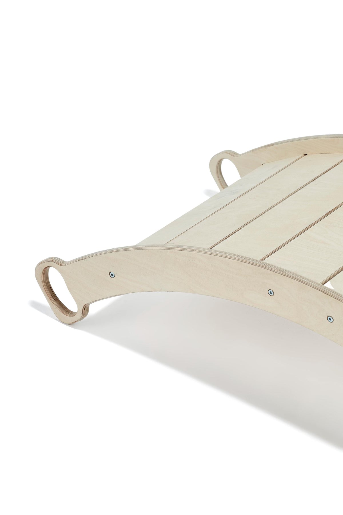 Birch Wood Baby Balance Board: Montessori Toddler Toy with Organic Cotton Pillow - Etsy source listing image