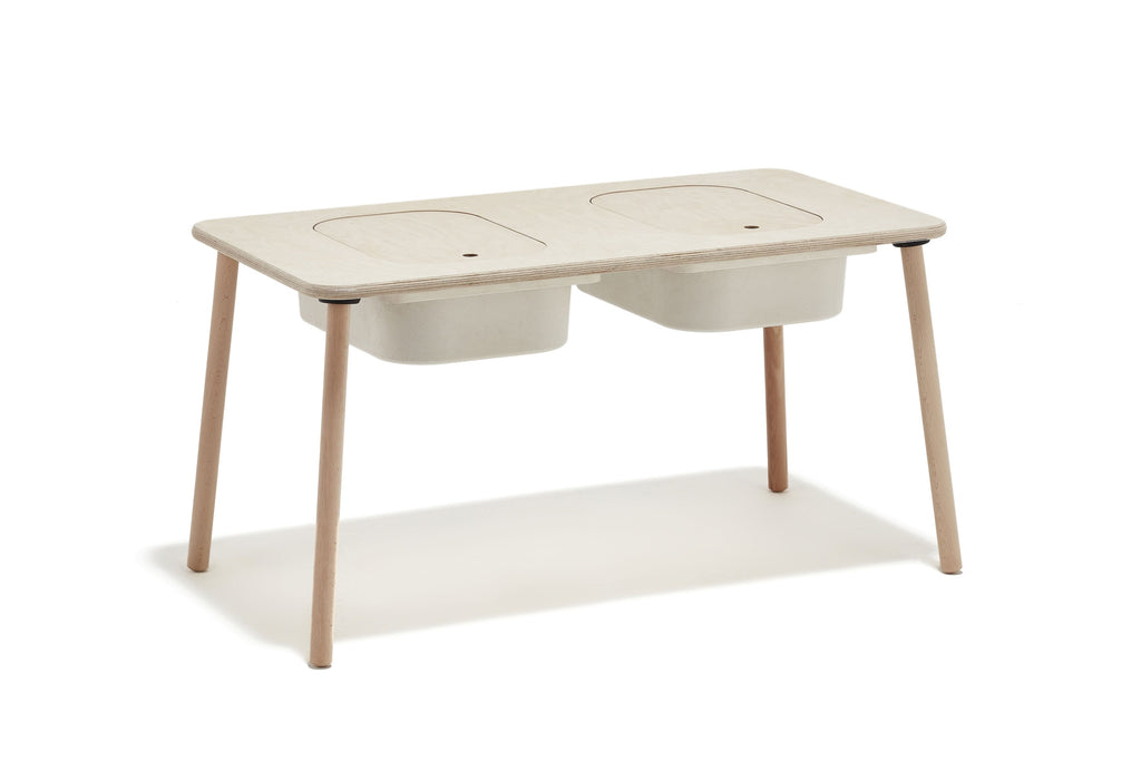Birch Plywood Sensory Table with Chair: Montessori Kids Play Table - Etsy source listing image