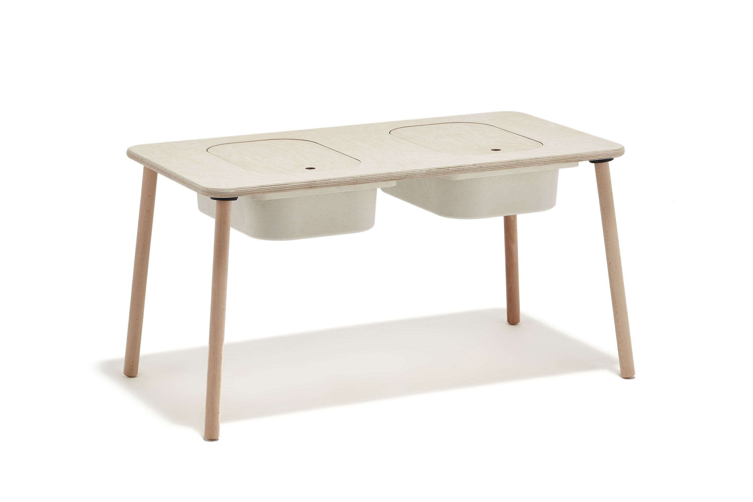 Birch Plywood Sensory Table with Chair: Montessori Kids Play Table - Etsy source listing image