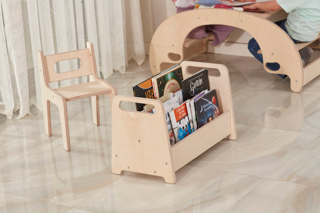 Medium size Montessori bookshelf | modern bookcases for toddler | med shelves birthday gift - Etsy source listing image