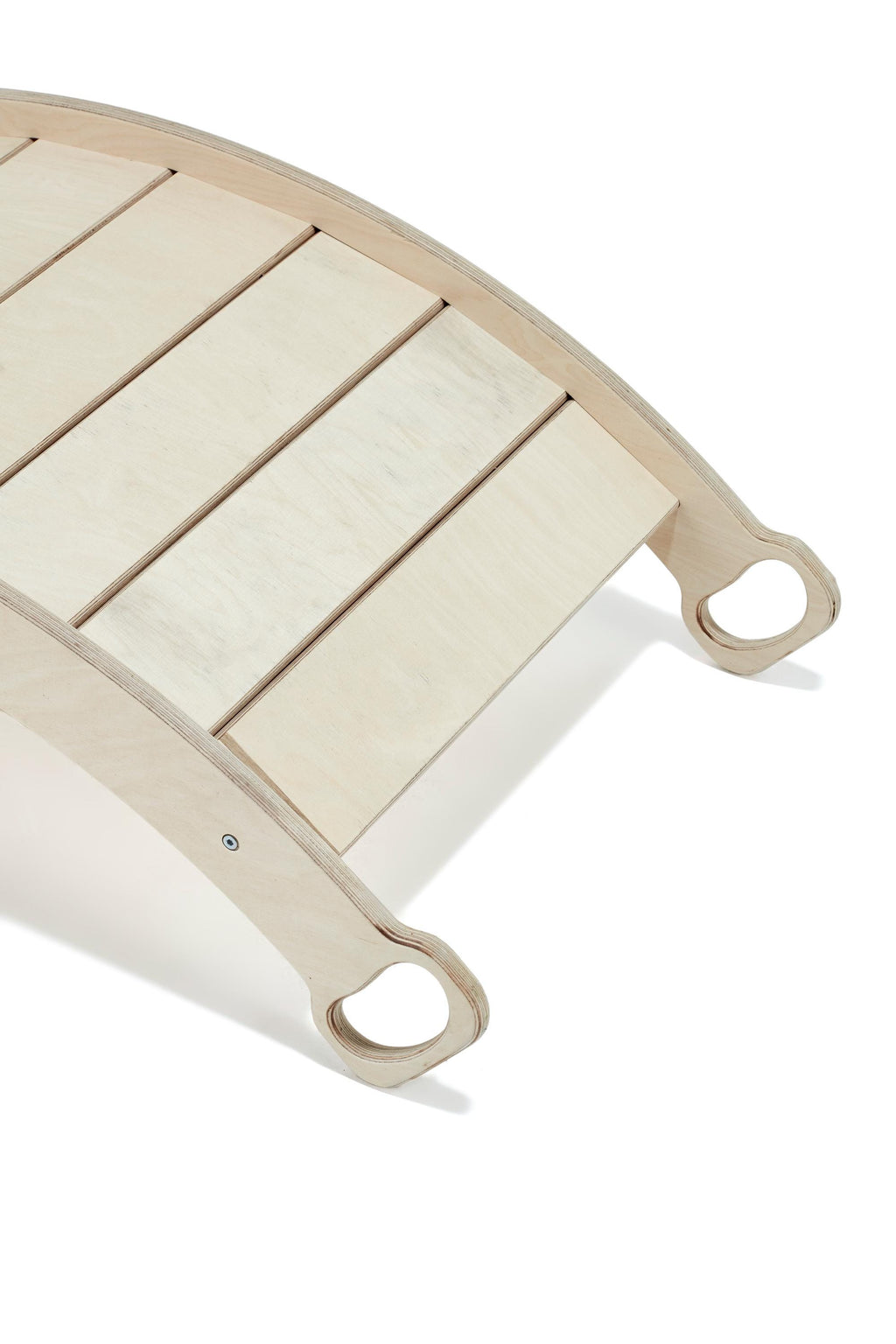 Birch Wood Baby Balance Board: Montessori Toddler Toy with Organic Cotton Pillow - Etsy source listing image