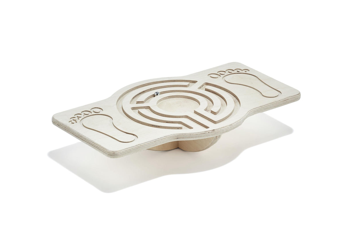 Wooden Labyrinth Balance Board: Montessori Wobble Toy - Etsy source listing image