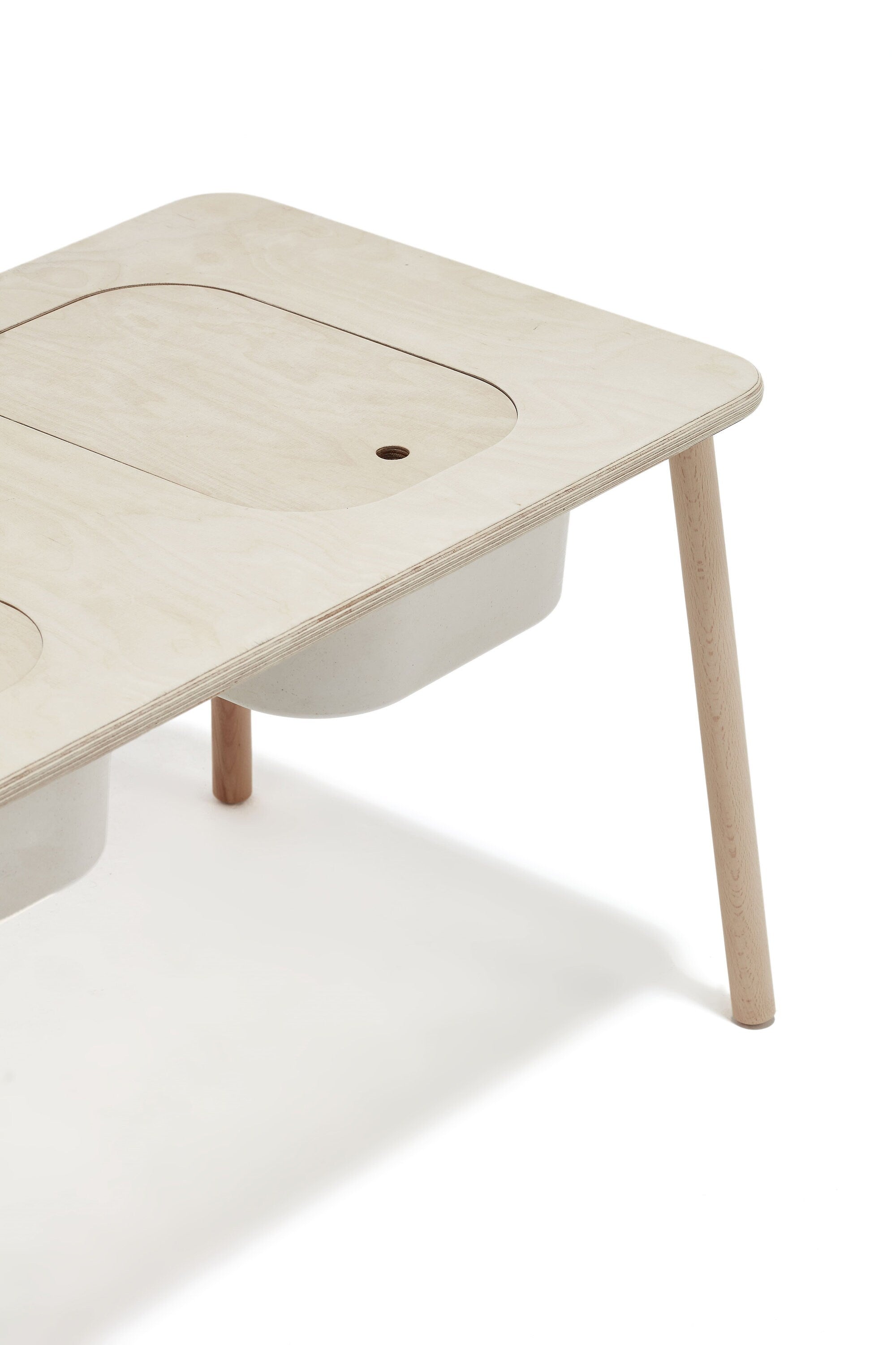 Birch Plywood Sensory Table with Chair: Montessori Kids Play Table - Etsy source listing image