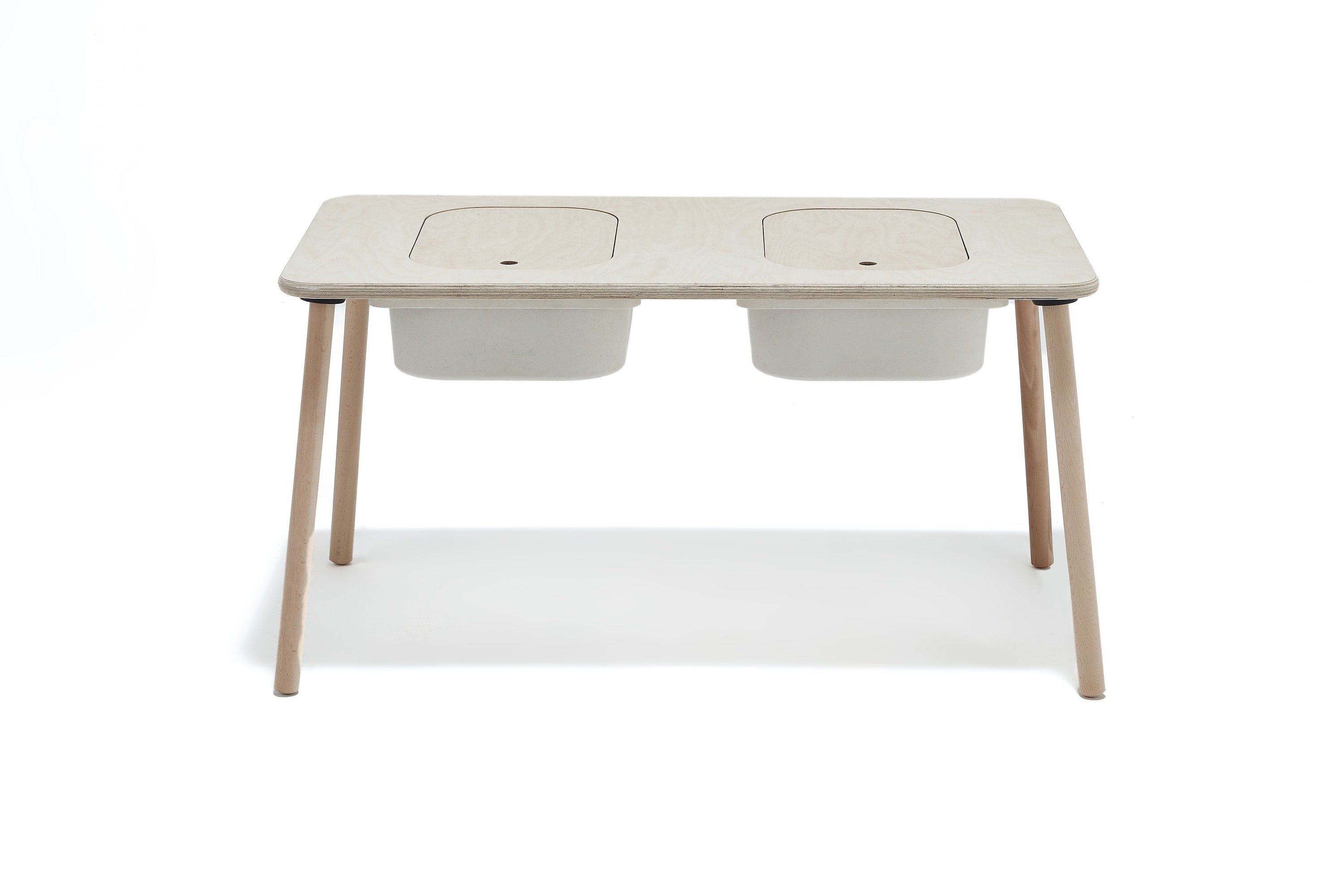 Birch Plywood Sensory Table with Chair: Montessori Kids Play Table - Etsy source listing image