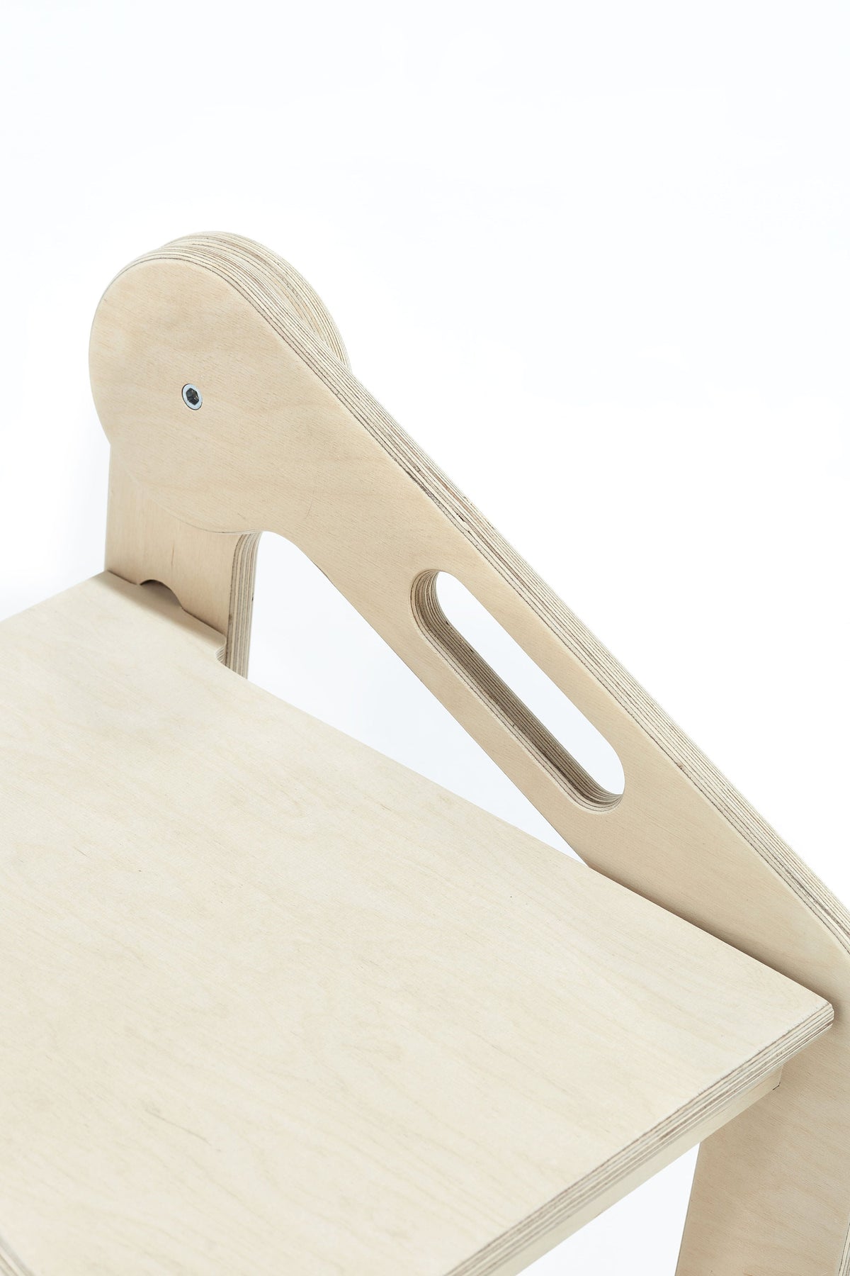 Folding Birchwood Step Stool: Toddler Learning Tower - Etsy source listing image