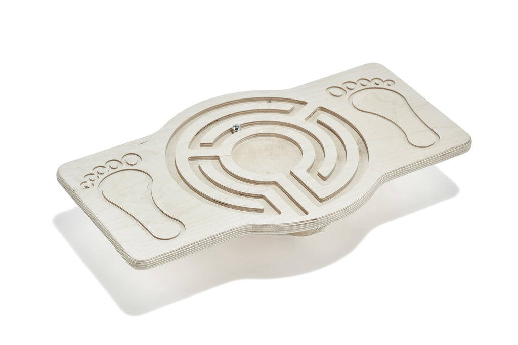 Wooden Labyrinth Balance Board: Montessori Wobble Toy - Etsy source listing image