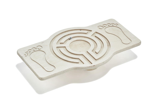 Wooden Labyrinth Balance Board: Montessori Wobble Toy - Etsy source listing image