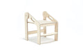 Folding Birchwood Step Stool: Toddler Learning Tower - Etsy source listing image